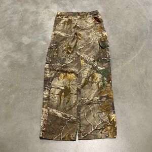 Berne Youth L 14/16 Realtree Xtra Camo Cargo Pants GBP948XTA Brown Green
